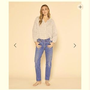 Organic cotton peasant blouse Outerknown